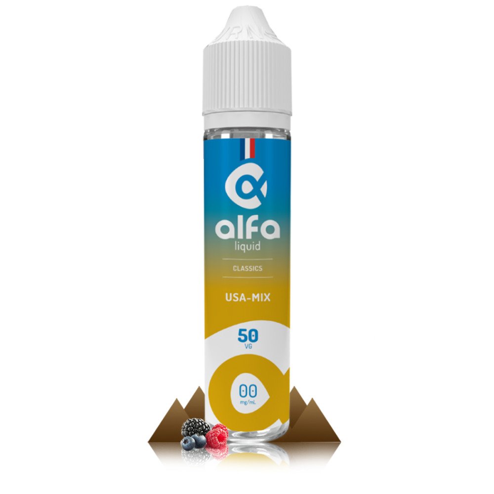 E-liquide Classics USA-Mix 50ml – Alfaliquid