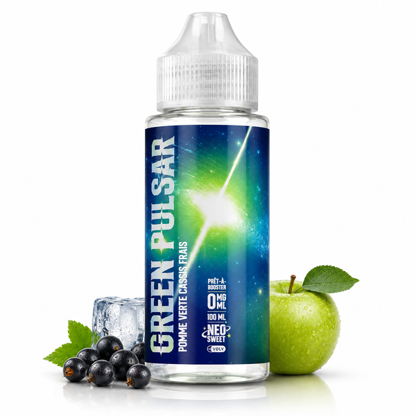 E-liquide Green Pulsar 100ml Neosweet - VDLV