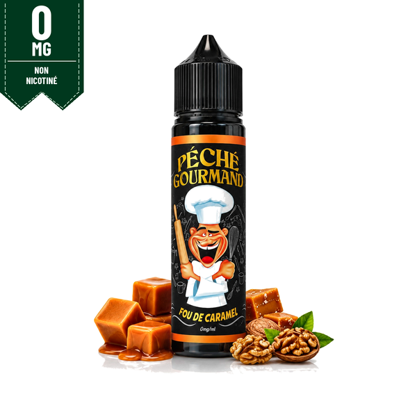 E-liquide Fou de Caramel 50ml Péché Gourmand - O'Jlab