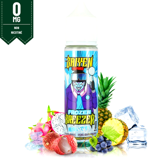 E-liquide Frozen Breezer 50ml Saiyen Vapors - 0 mg/ml - Swoke