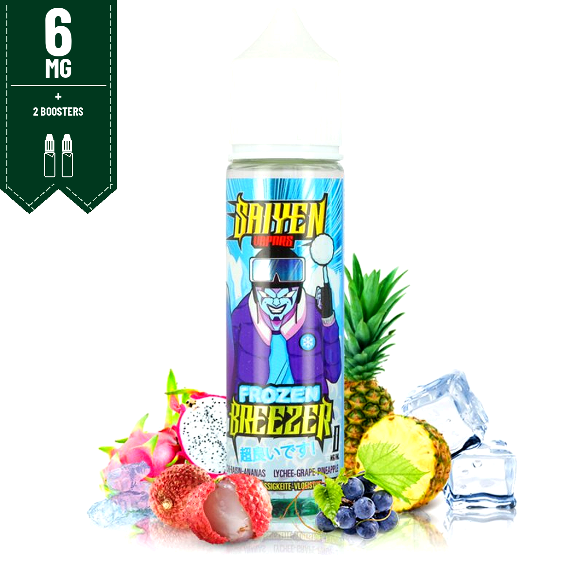 E-liquide Frozen Breezer 50ml Saiyen Vapors - Swoke