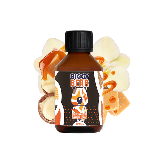 Macadamia Nut Brittle 200ml - 0 mg/ml - Biggy Bear