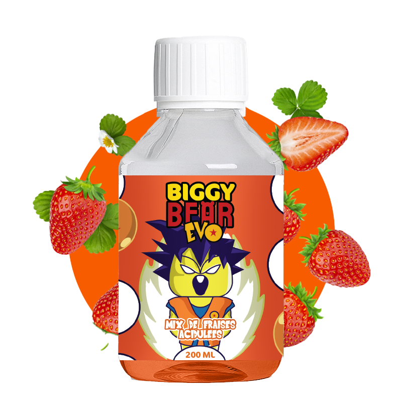 Mix de Fraises Acidulées 200ml - Biggy Bear EVO