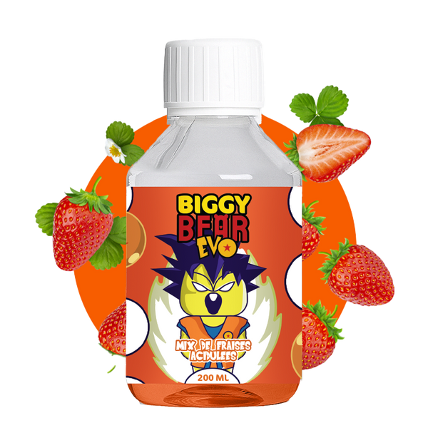 Mix de Fraises Acidulées 200ml - Biggy Bear EVO