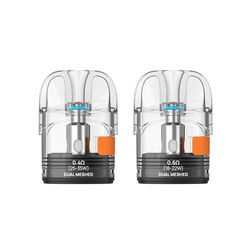 Cartouches Pixo Dual Mesh Aspire 3 ml en 0,4 Ω (25-35 W) et 0,6 Ω (18-22 W)