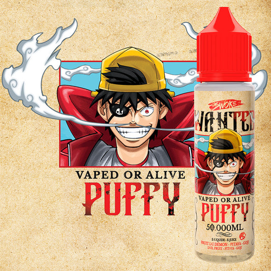 E-liquide Puffy 50ml Wanted - 0 mg/ml - Swoke