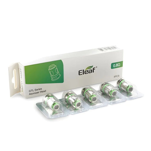 Boite de 5 Résistances GTL 0,8ohm - Eleaf
